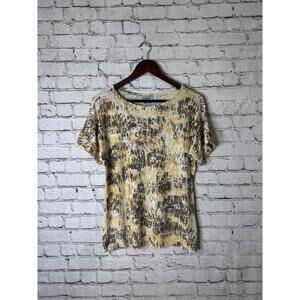 Chico's Travelers Women's Short Sleeve Top Size 1